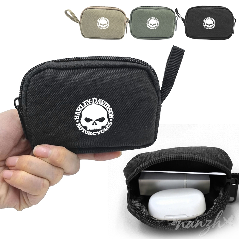 Motorcycle Gear Logo - Mini Headphone Handbag Wallet Motorcycle Logo