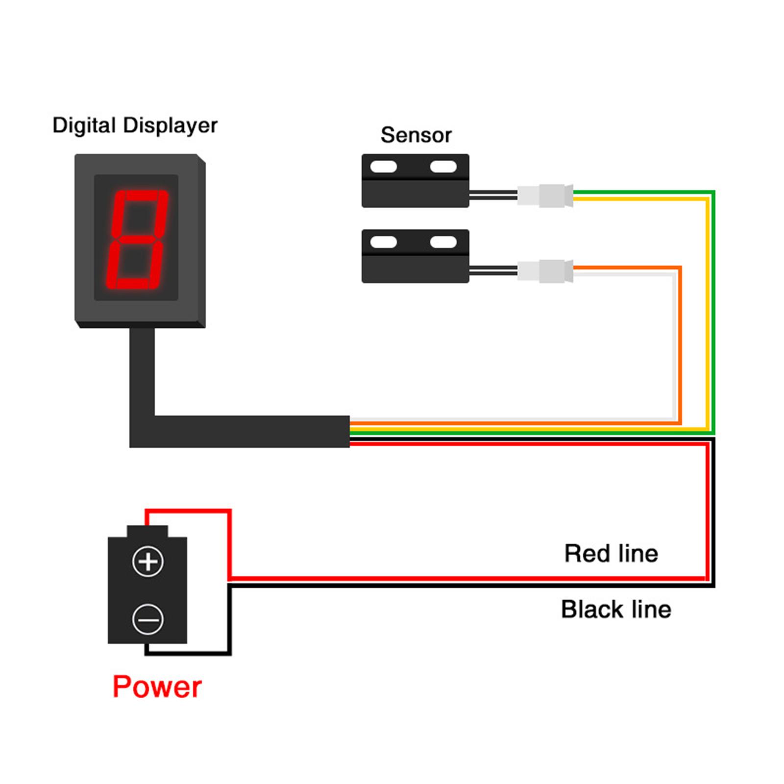 Motorcycle Gear Indicator Install - Motorbike Gear Indicator Easy Install Digital