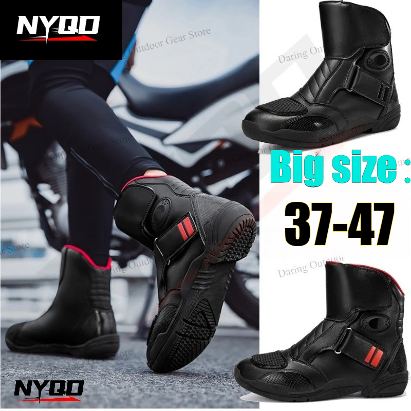 Motorcycle Boots Riding Shoes  - огляд і ціна Motorcycle Gear Plus Size Women