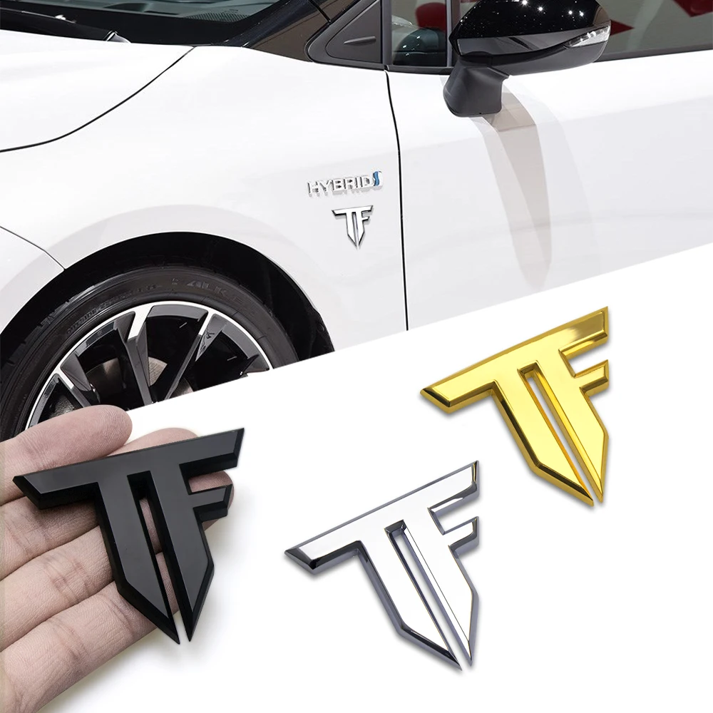 1pc 3D Metal TF Emblem Badge C - огляд і ціна Motorcycle Gear Logo