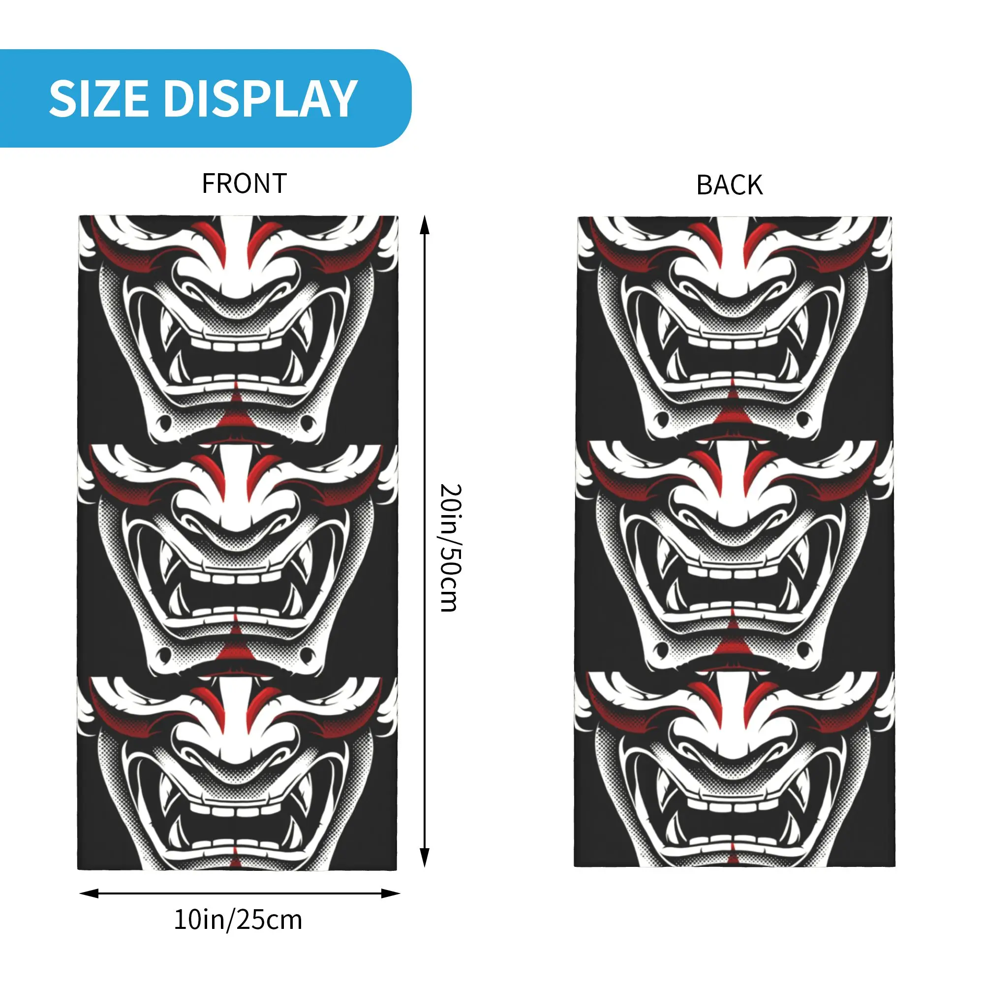 New White Red Okami Kitsune Ka - огляд і ціна Neck Warmer Balaclava