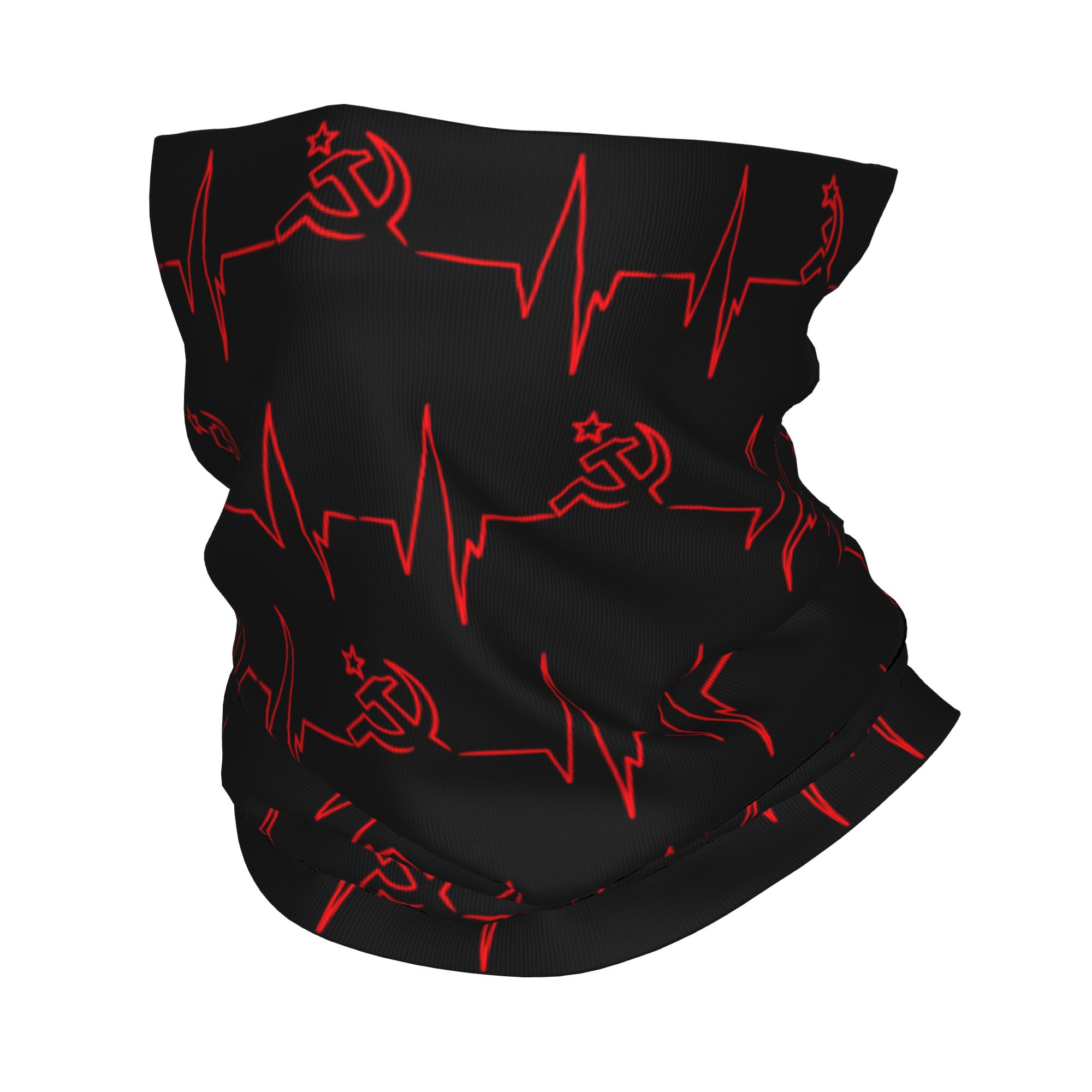 Custom Heartbeat Russian Flag  - огляд і ціна Neck Warmer Balaclava