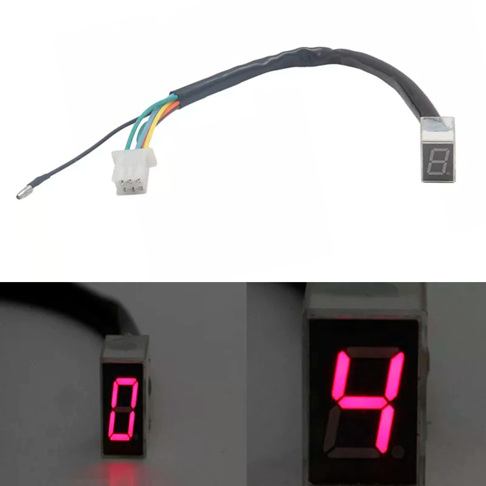 Red Display Color Gear Shift S - огляд і ціна Motorcycle Gear Indicator Install
