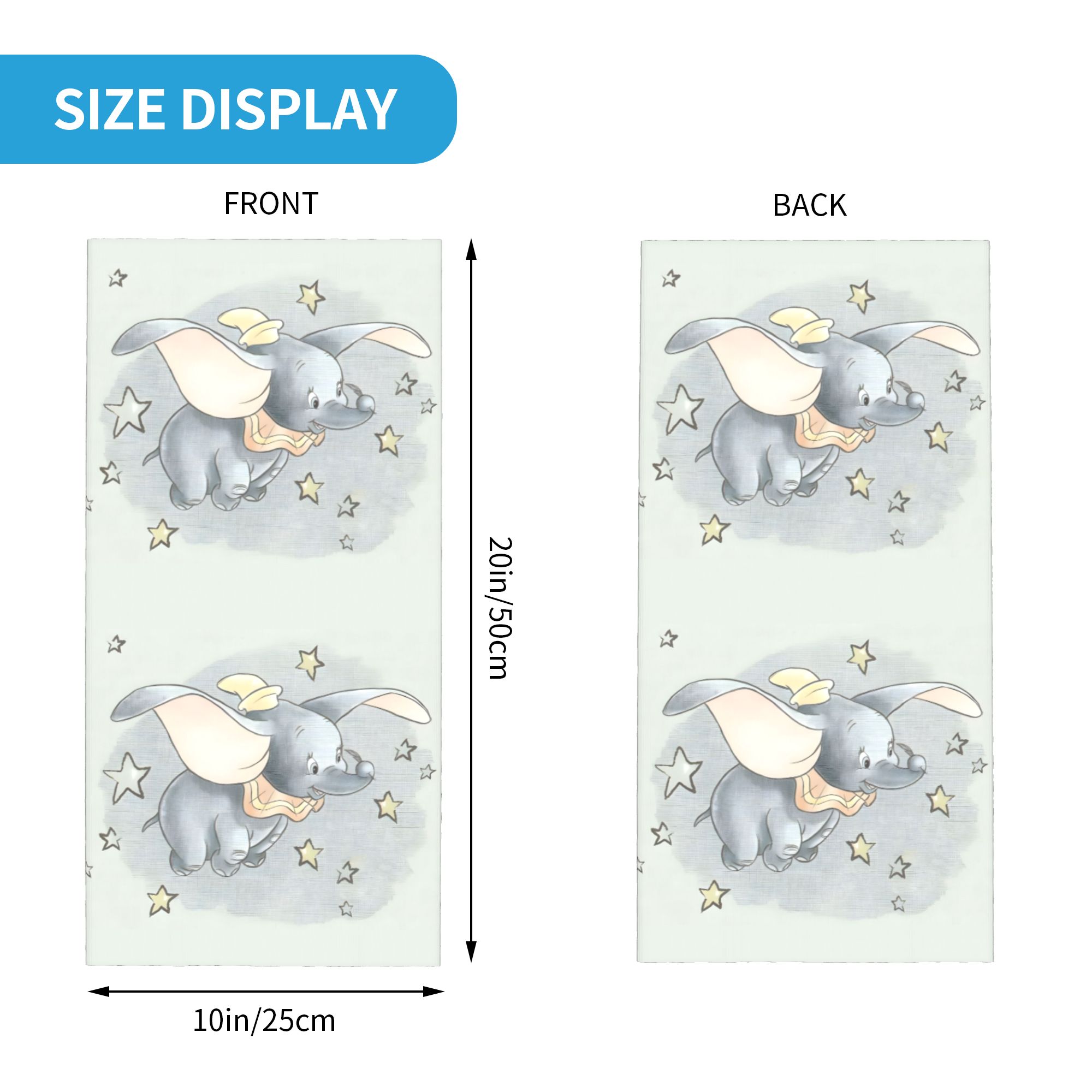 Custom Anime Dumbo  Bandana Ne - огляд і ціна Neck Warmer Balaclava