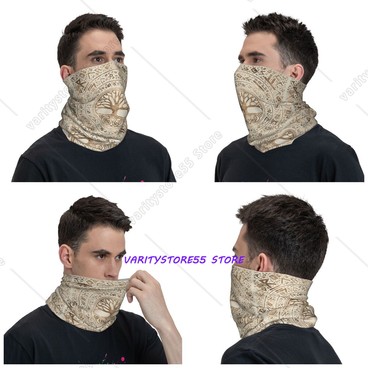 Custom Tree Of Life Viking Ygg - огляд і ціна Neck Warmer Balaclava