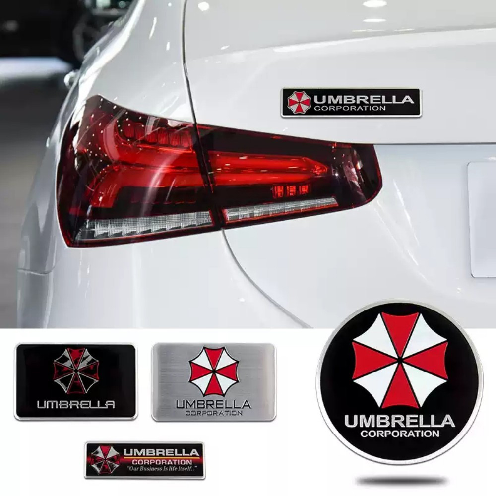 3D Metal Umbrella Car Emblem B - огляд і ціна Motorcycle Gear Logo