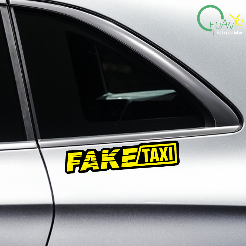 Yellow Fake Taxi Logo Pvc Wate - огляд і ціна Motorcycle Gear Logo